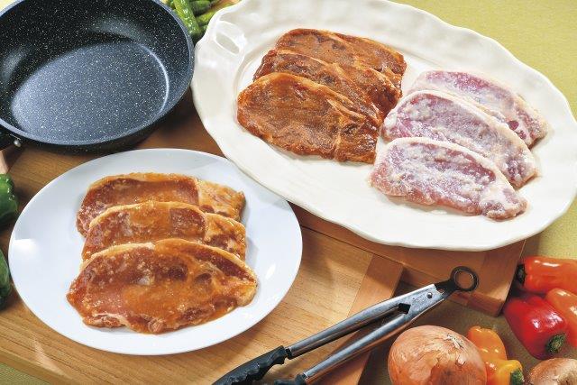 【送料込】[岩手]㈱いわちく 岩手県産豚ロース肉味付け３種セット　の商品画像